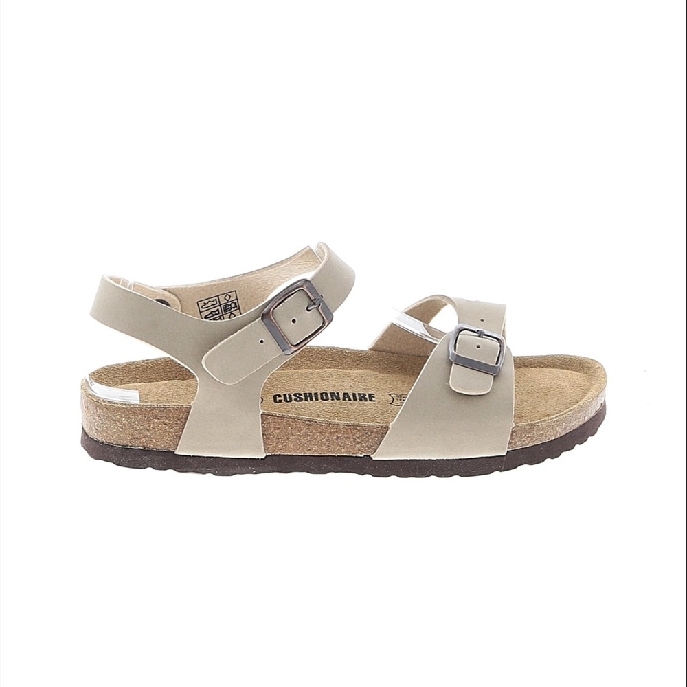 CUSHIONAIRE Women's Sandals - Cream